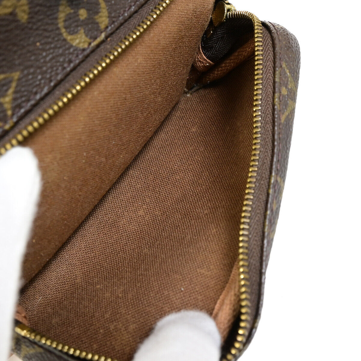 LOUIS VUITTON Montsouris GM Backpack Bag Monogram Leather Brown M51135 77YE693