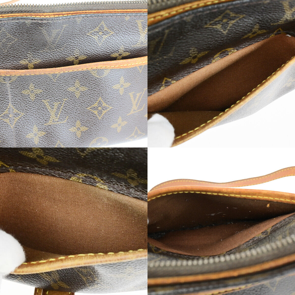 LOUIS VUITTON LV Popincourt Long Shoulder Bag Monogram Brown M40008 68YF466