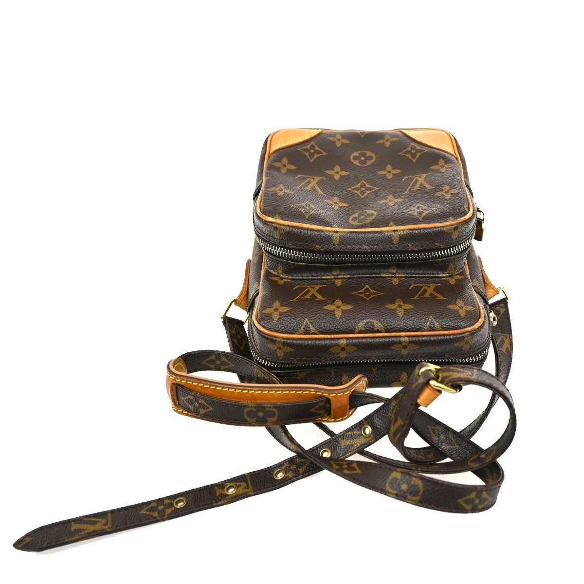 LOUIS VUITTON Amazon Crossbody Shoulder Bag Monogram Leather BN M45236 70KC298