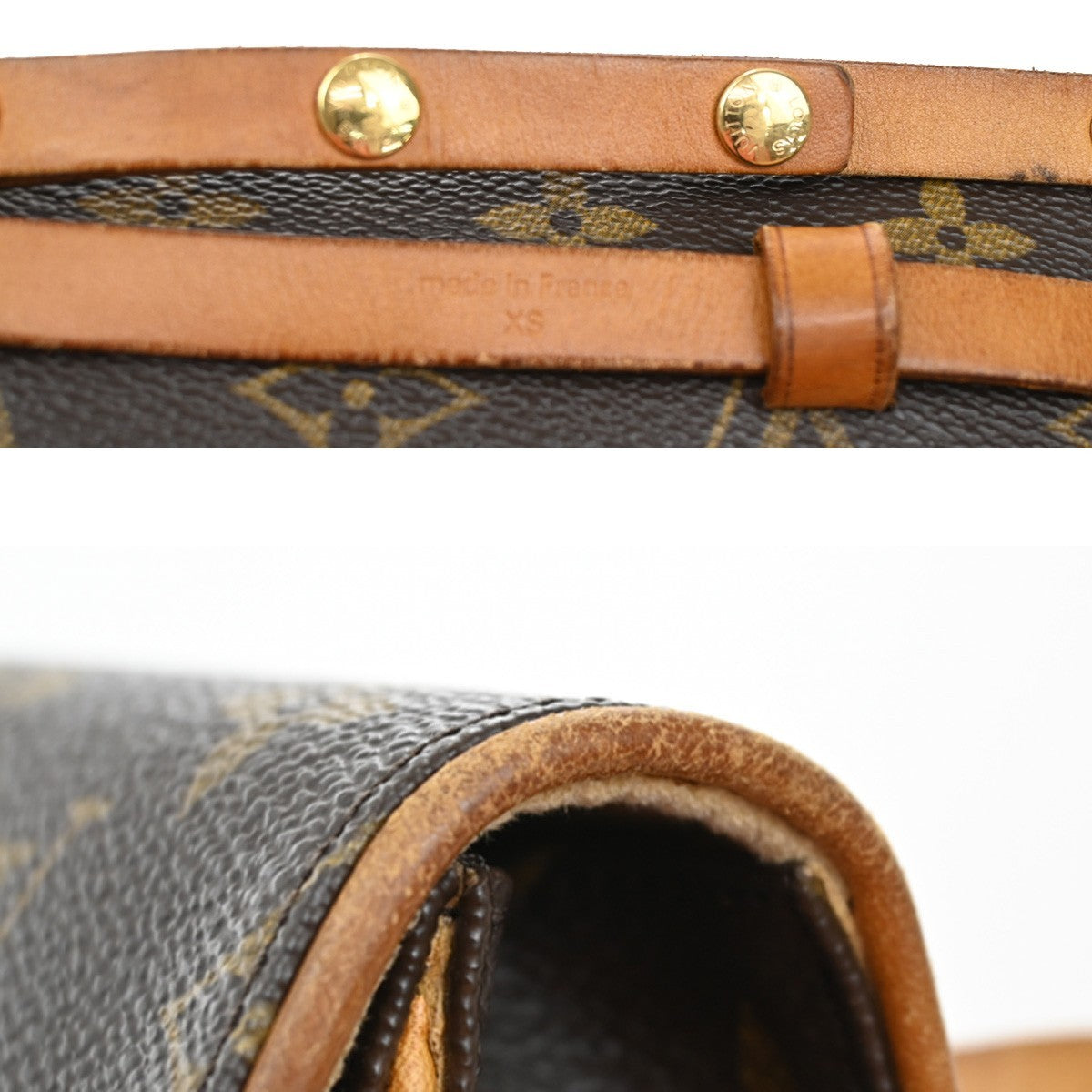 LOUIS VUITTON Pochette Florentine Bum Bag Monogram Leather Brown M51855 34CA093