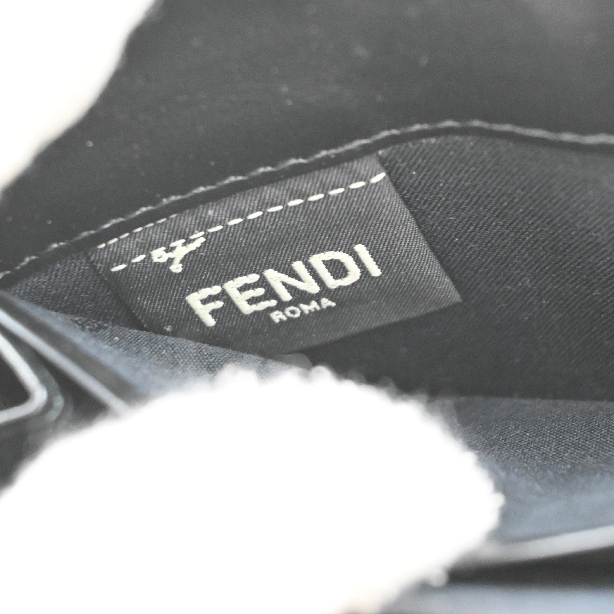 FENDI By The Way Logo Long Zip Around Wallet Leather Black GHW Italy 67KP310