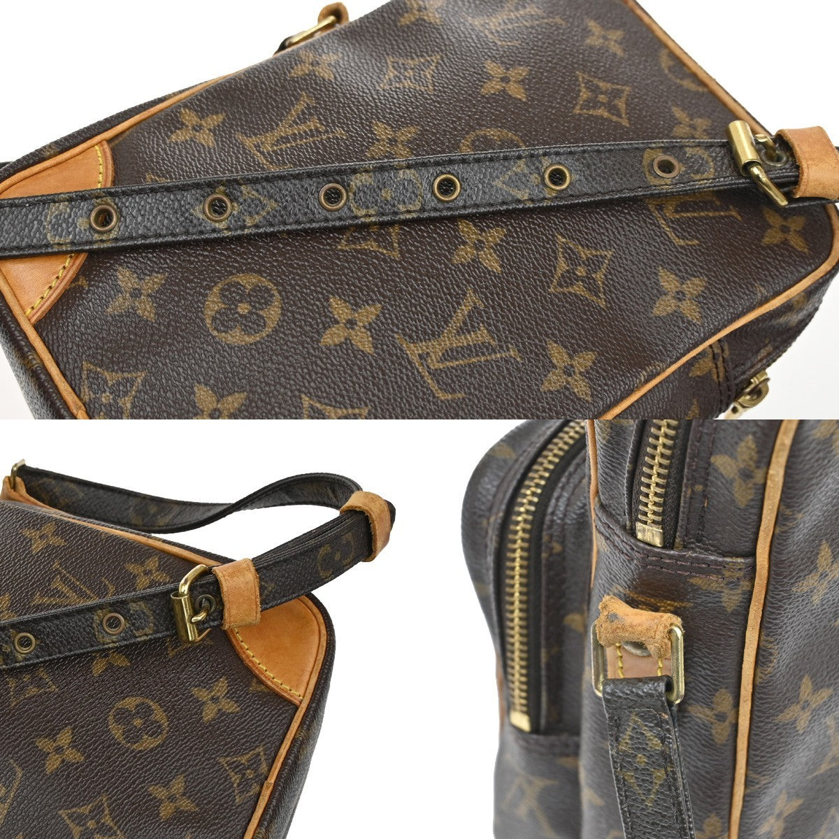 LOUIS VUITTON Amazon Crossbody Shoulder Bag Monogram Leather BN M45236 32DA009