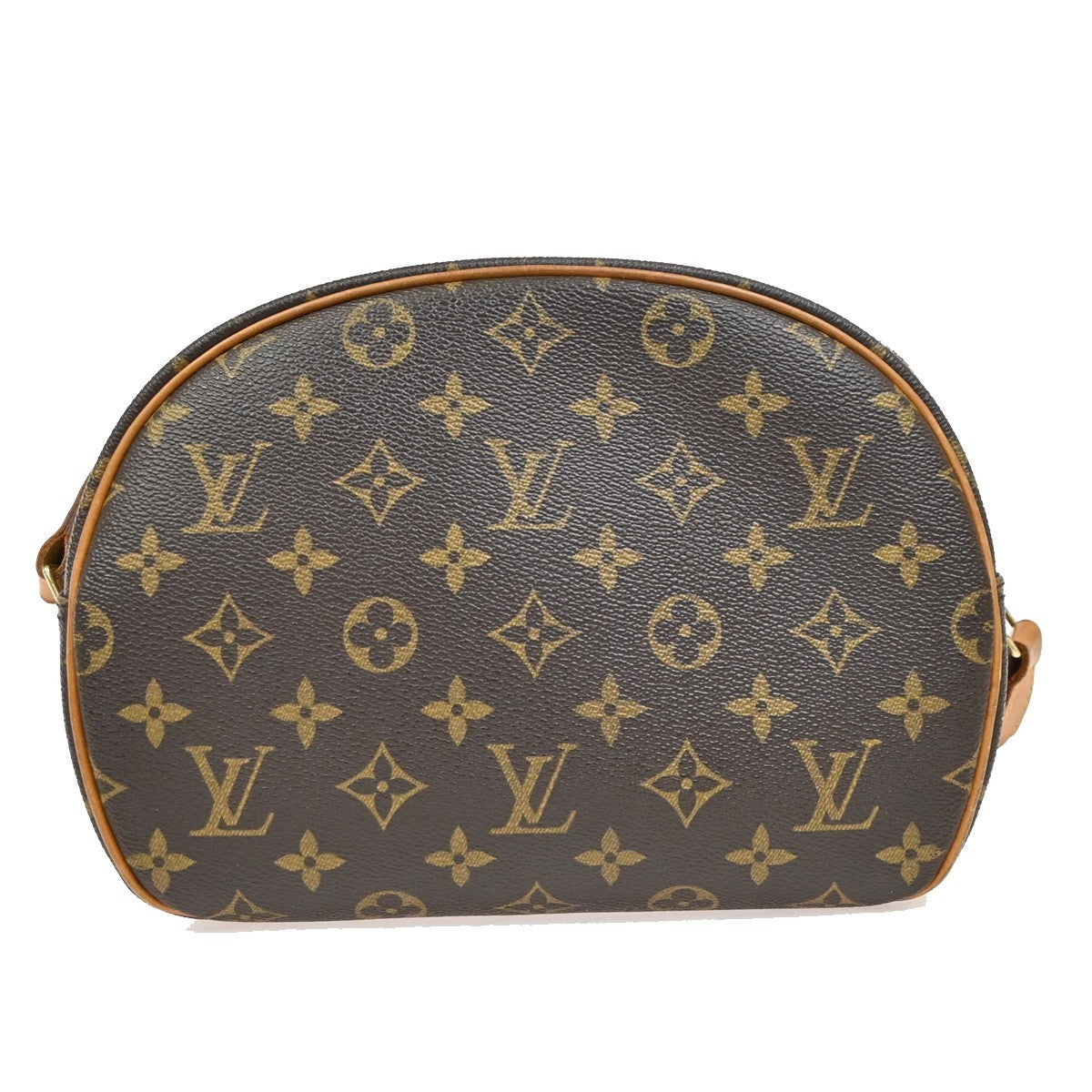 LOUIS VUITTON Blois Crossbody Shoulder Bag Monogram Leather Brown M51221 88MA014