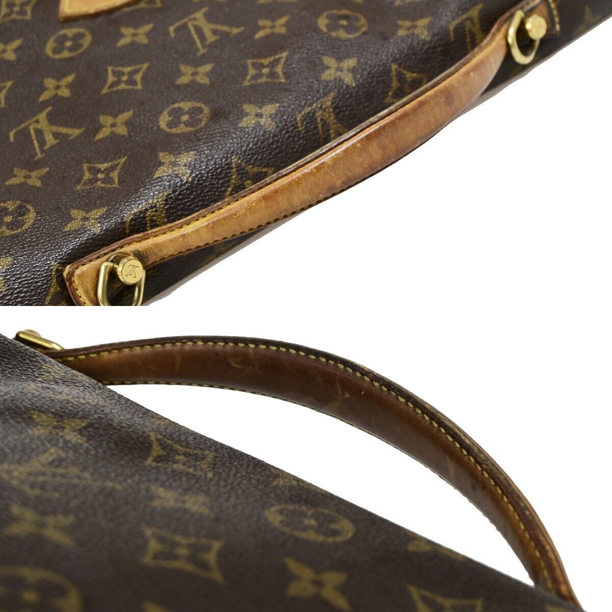 LOUIS VUITTON Beverly Hand Bag Briefcase Monogram Leather Brown M51121 69EB596