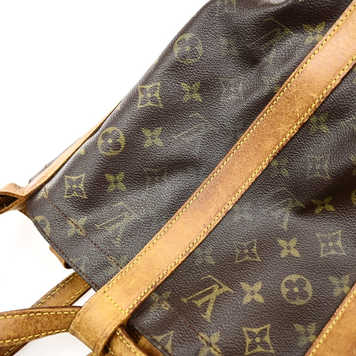 LOUIS VUITTON LV Randonnee PM Shoulder Bag Monogram Leather Brown M42243 32KD115