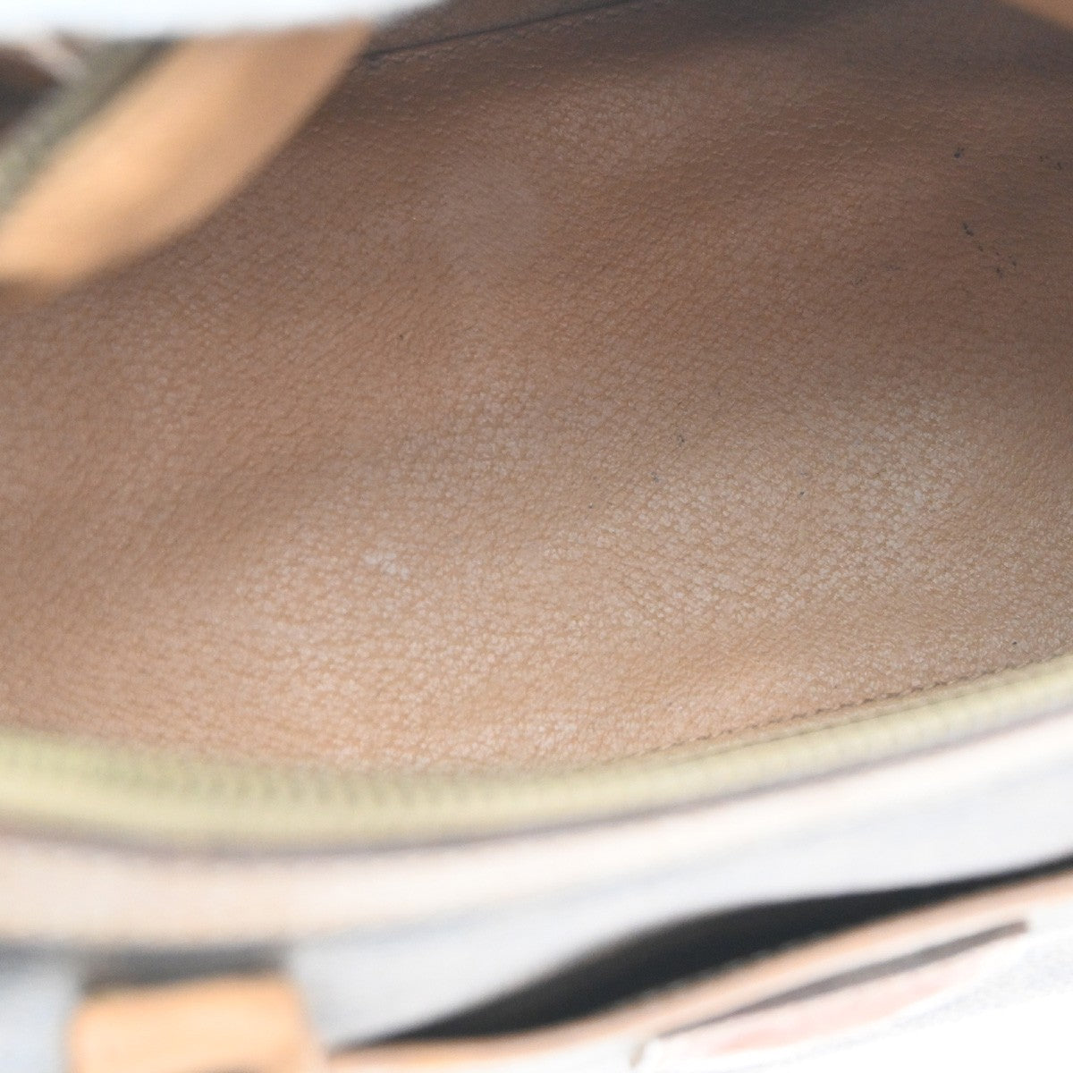 CELINE Logo Macadam Pattern Handbag PVC Leather Brown GHW Italy 63CA648
