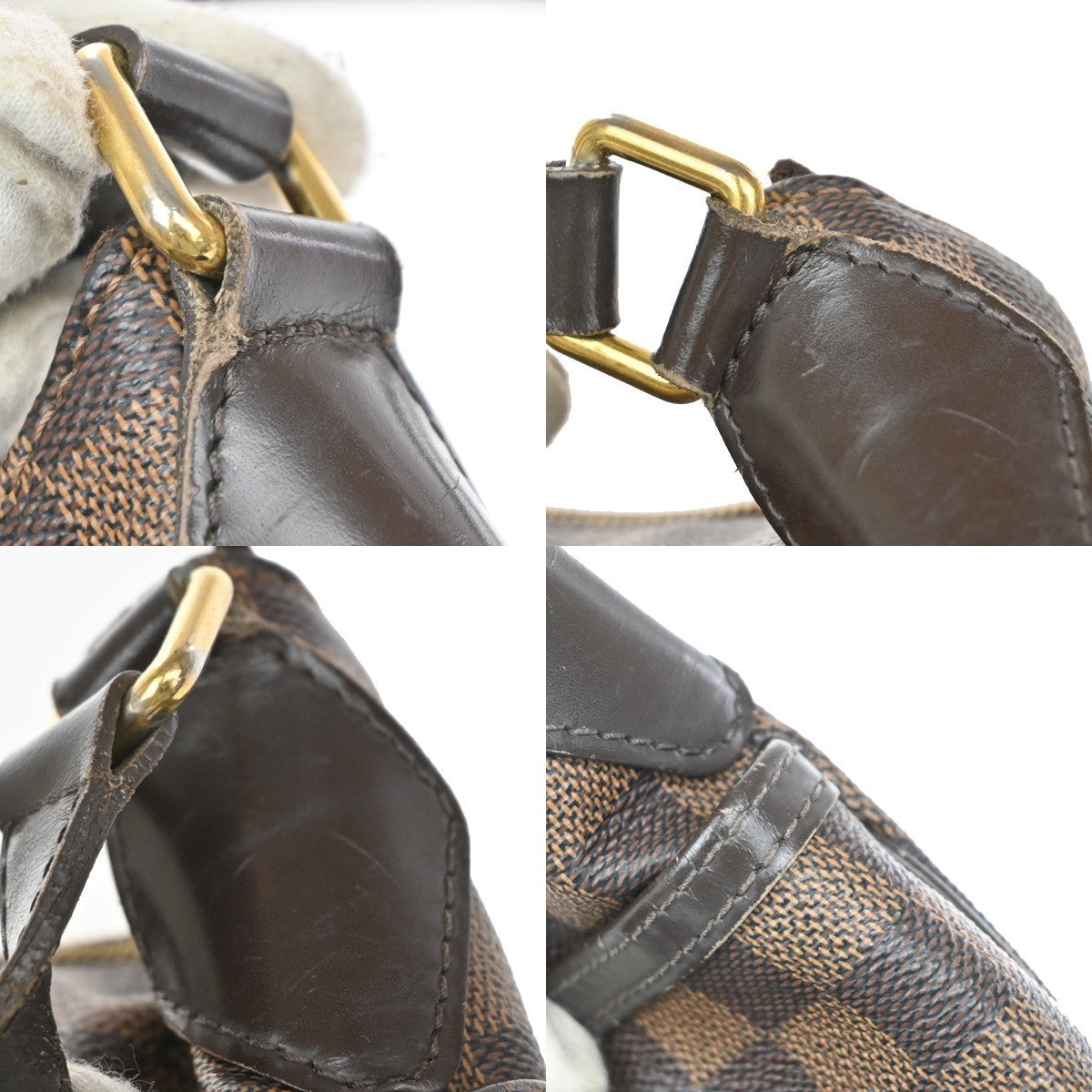 LOUIS VUITTON Bloomsbury PM Shoulder Bag Damier Leather Brown N42251 82MA610