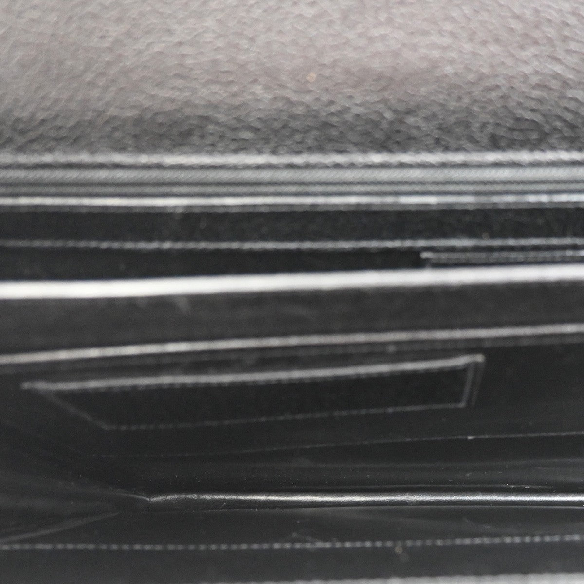 SALVATORE FERRAGAMO Logo 2way Brifecase Hand Bag Leather Black GHW Italy 63ZA157