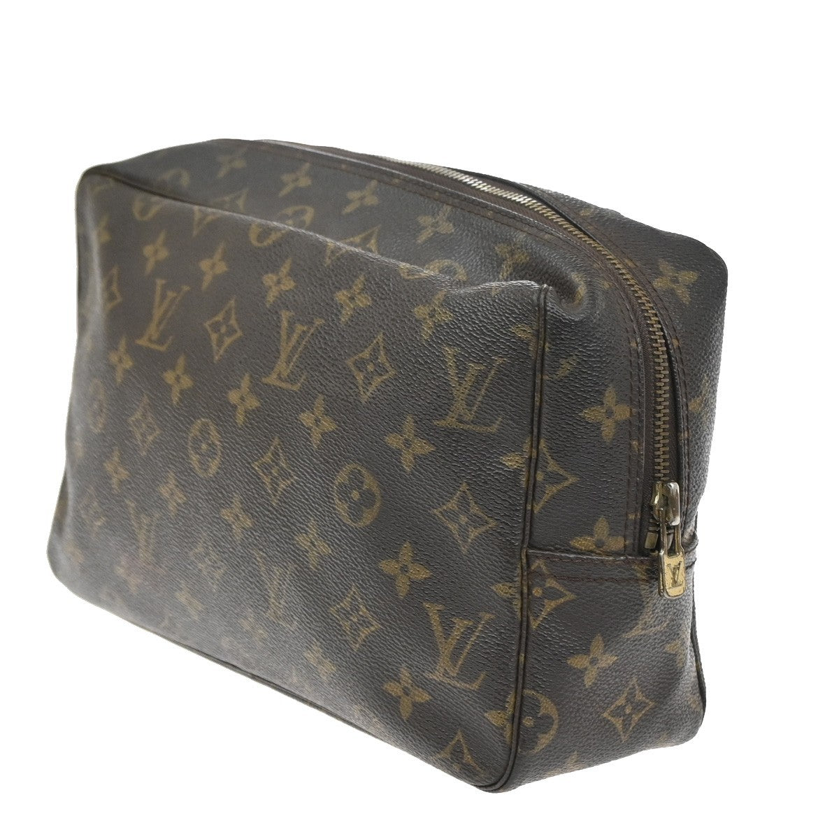 LOUIS VUITTON Trousse Toilette 28 Clutch Hand Bag Monogram Brown M47522 09SA103