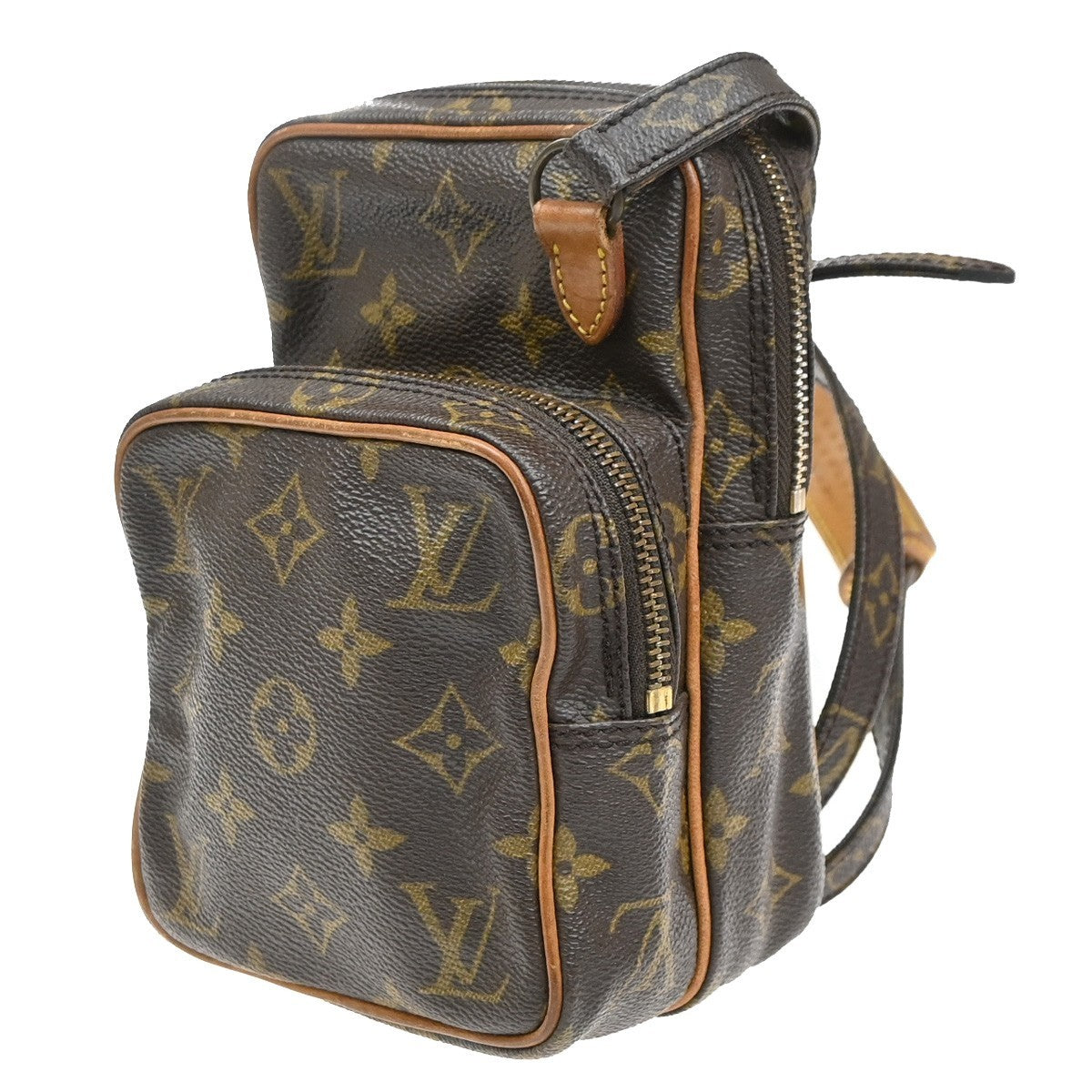 LOUIS VUITTON Mini Amazon Shoulder Bag Monogram Leather Brown M45238 86SA036