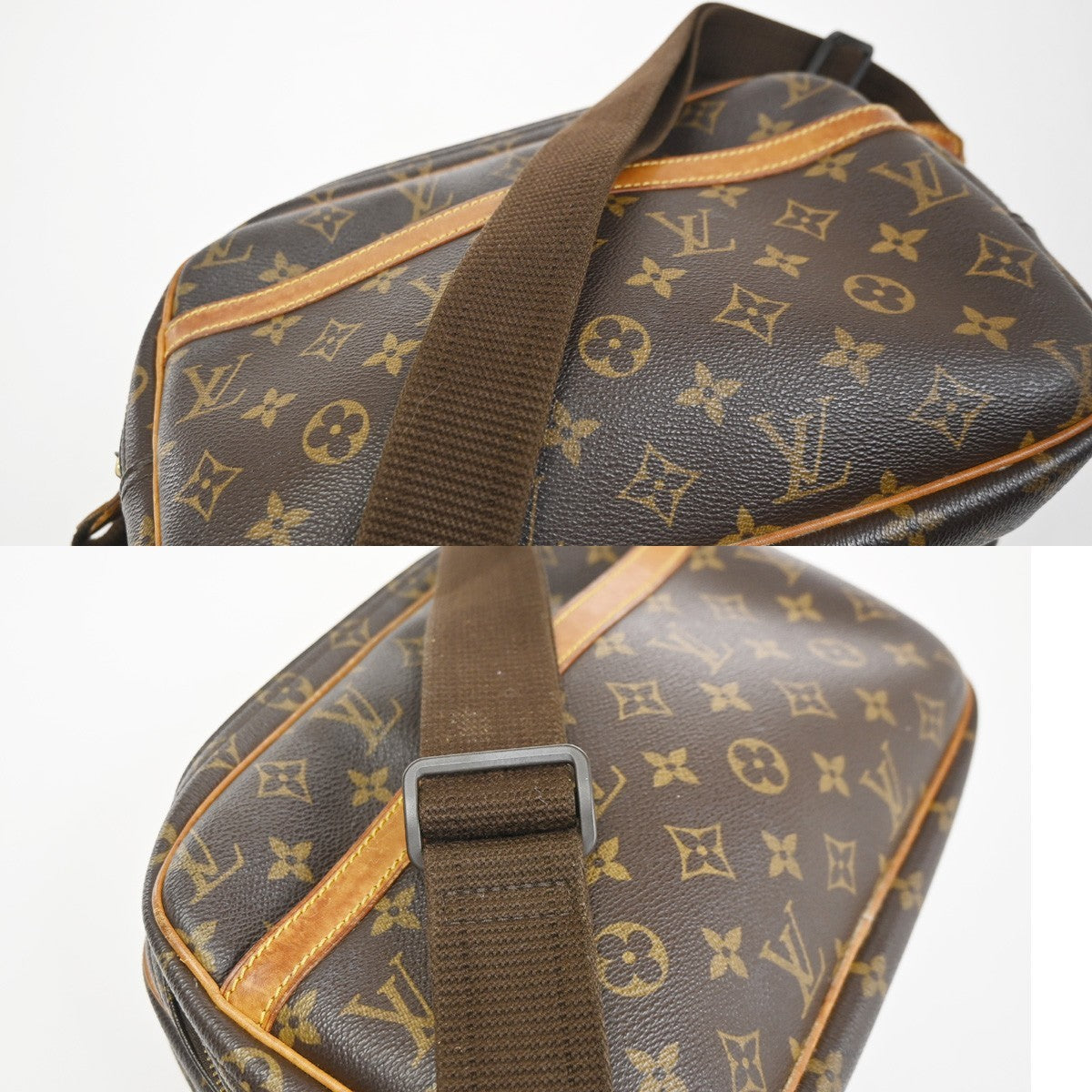LOUIS VUITTON Reporter Crossbody Shoulder Bag Monogram Leather BN M45254 35KC834