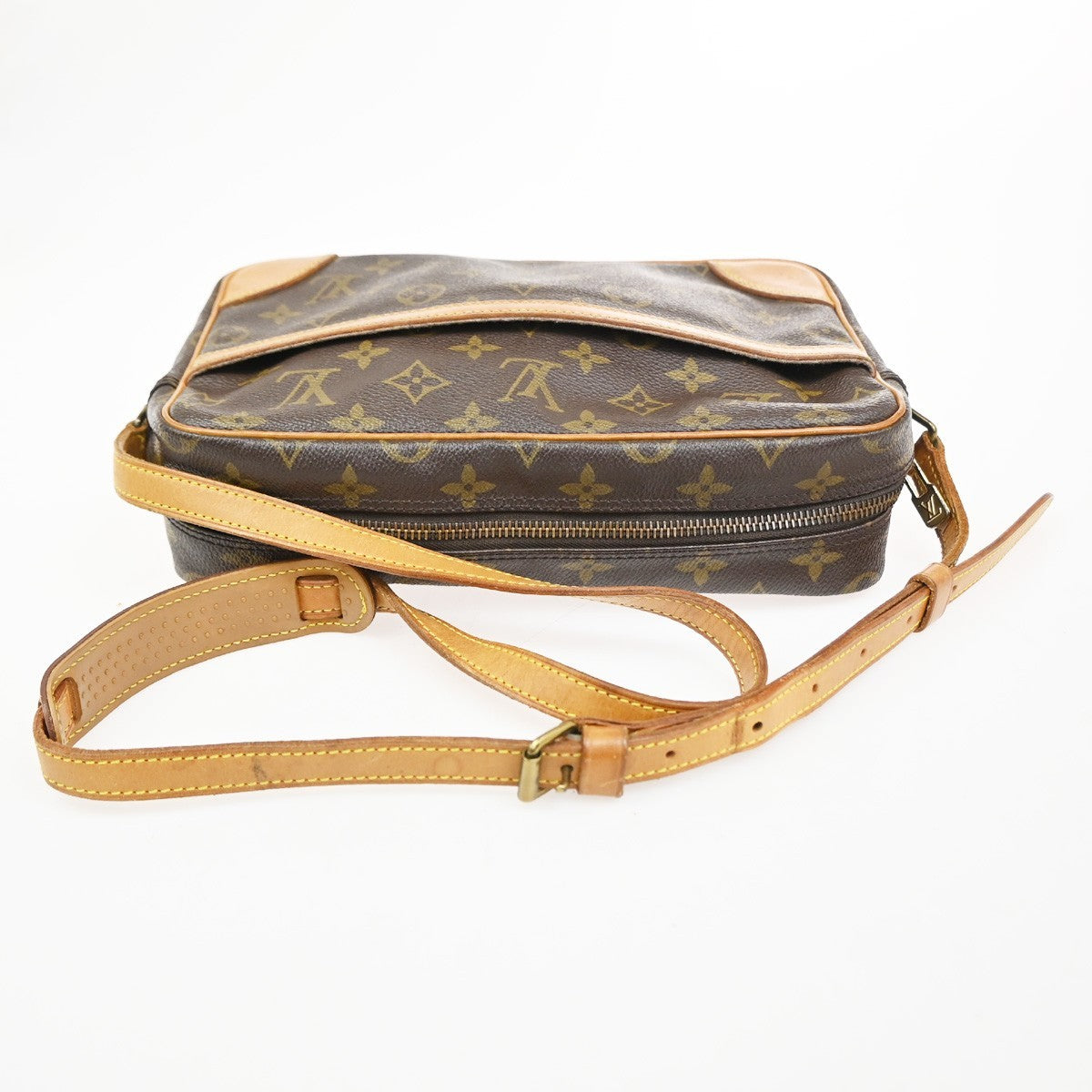 LOUIS VUITTON Trocadero 27 Shoulder Bag Monogram Leather Brown M51274 34KD218