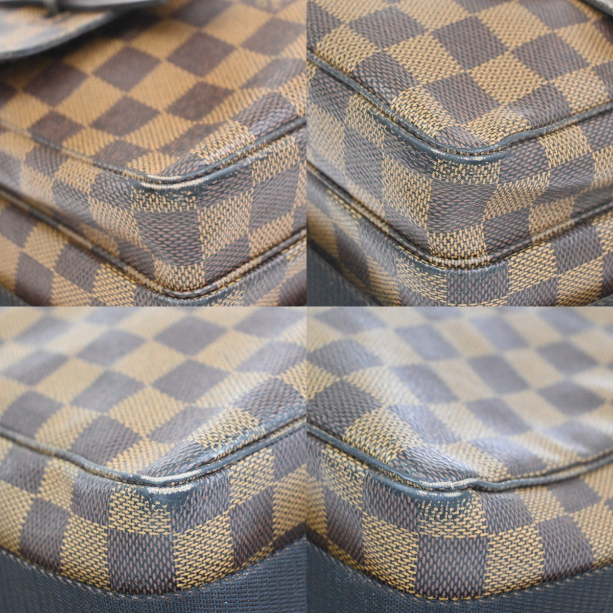 LOUIS VUITTON Broadway Satchel Shoulder Bag Damier Ebene Leather N42270 16KC885