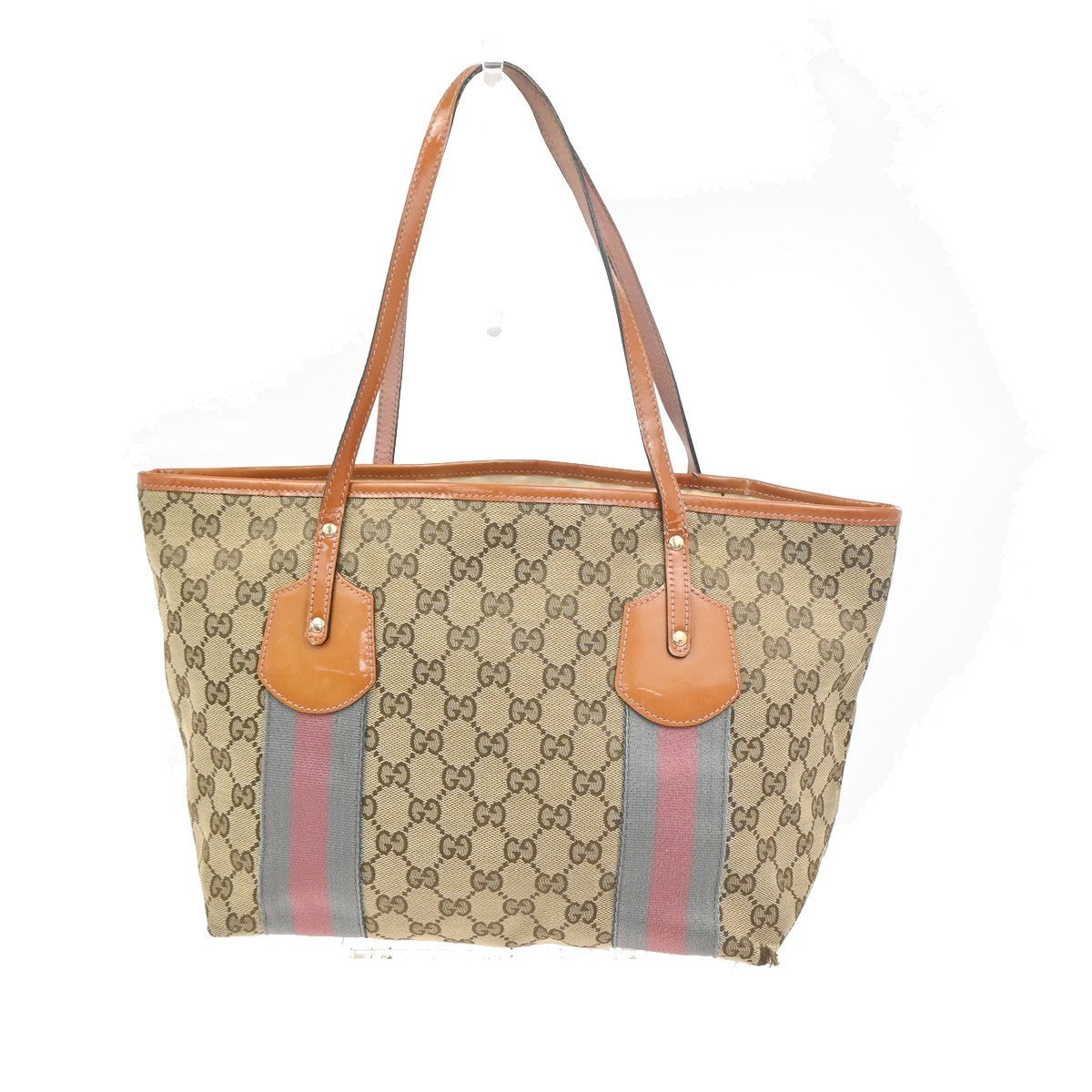 GUCCI GG Jolie Charms Shoulder Tote Bag Canvas Patent Leather BN Italy 04ZA323