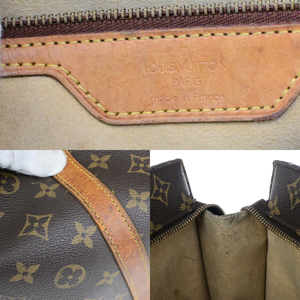 LOUIS VUITTON BABYLONE Shoulder Bag Monogram Leather Brown France M51102 61YG685