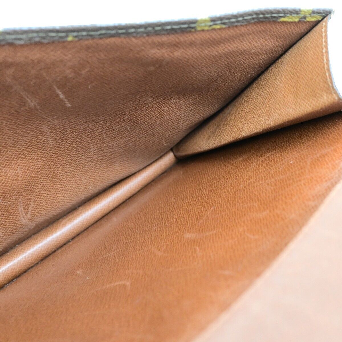 LOUIS VUITTON Pochette Rabat 23 Clutch Hand Bag Monogram Leather M51931 69FB422