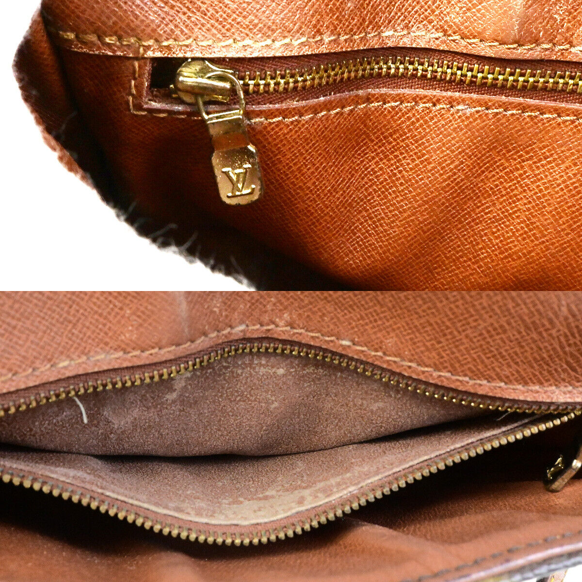 LOUIS VUITTONI Chantilly MM Shoulder Bag Monogram Leather Brown M51233 61SJ537