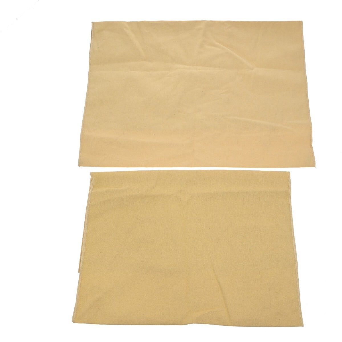 LOUIS VUITTON Logo 10 Set Dust Bag Drawstring Canvas Cotton Beige Brown 09EE161