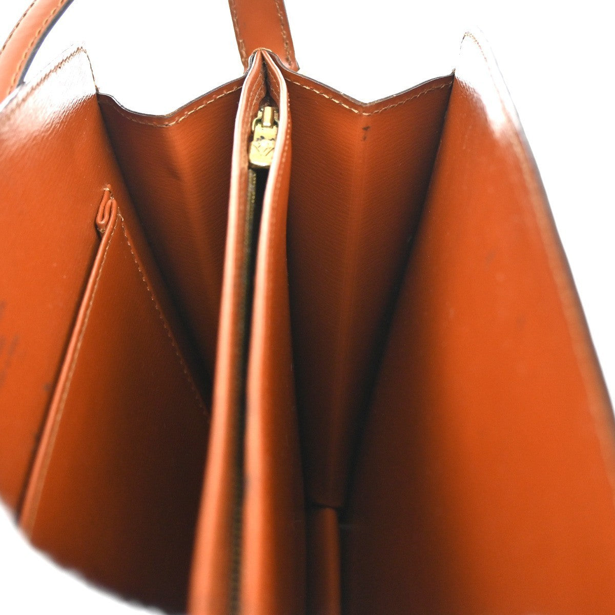 LOUIS VUITTON LV Capucines Shoulder Bag Epi Leather Brown France M52347 34CA462