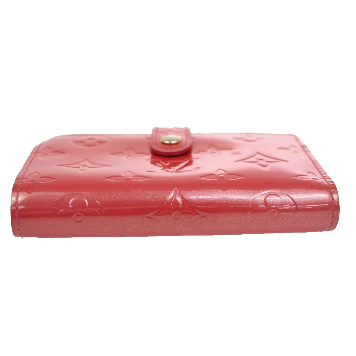 LOUIS VUITTON Porte-Monnaie Viennois Wallet Monogram Vernis Pink M9141F 63TA447