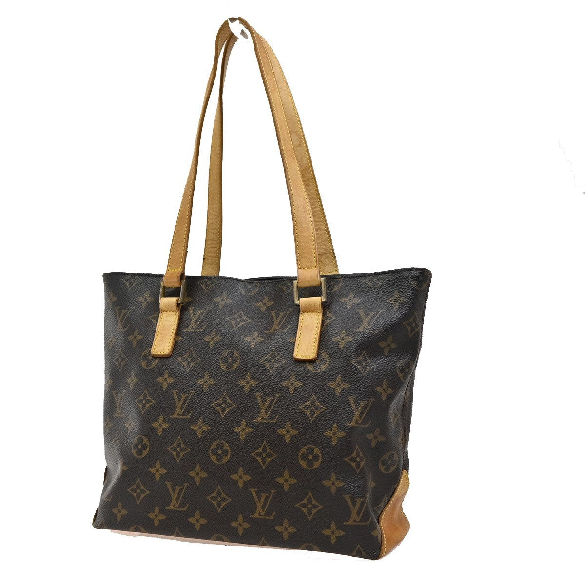 LOUIS VUITTON Cabas Piano Shoulder Bag Monogram Leather Brown M51148 10EE289