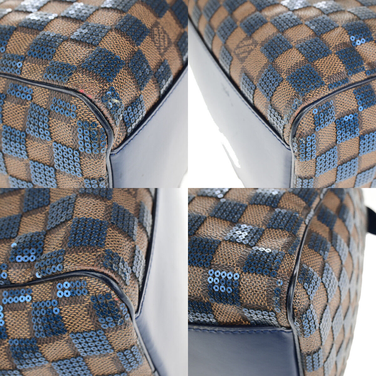 LOUIS VUITTON Speedy 30 Hand Bag Damier Paillettes Leather BN N41261 610RK730