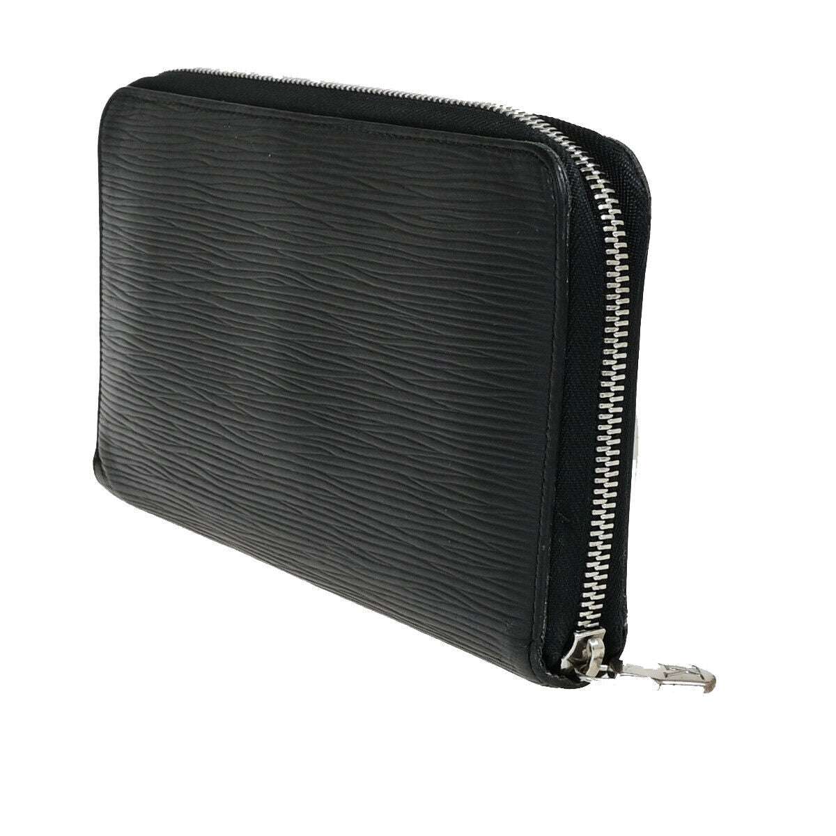 LOUIS VUITTON Zippy Organizer Long Wallet Epi Leather Black SHW M62643 69YF748