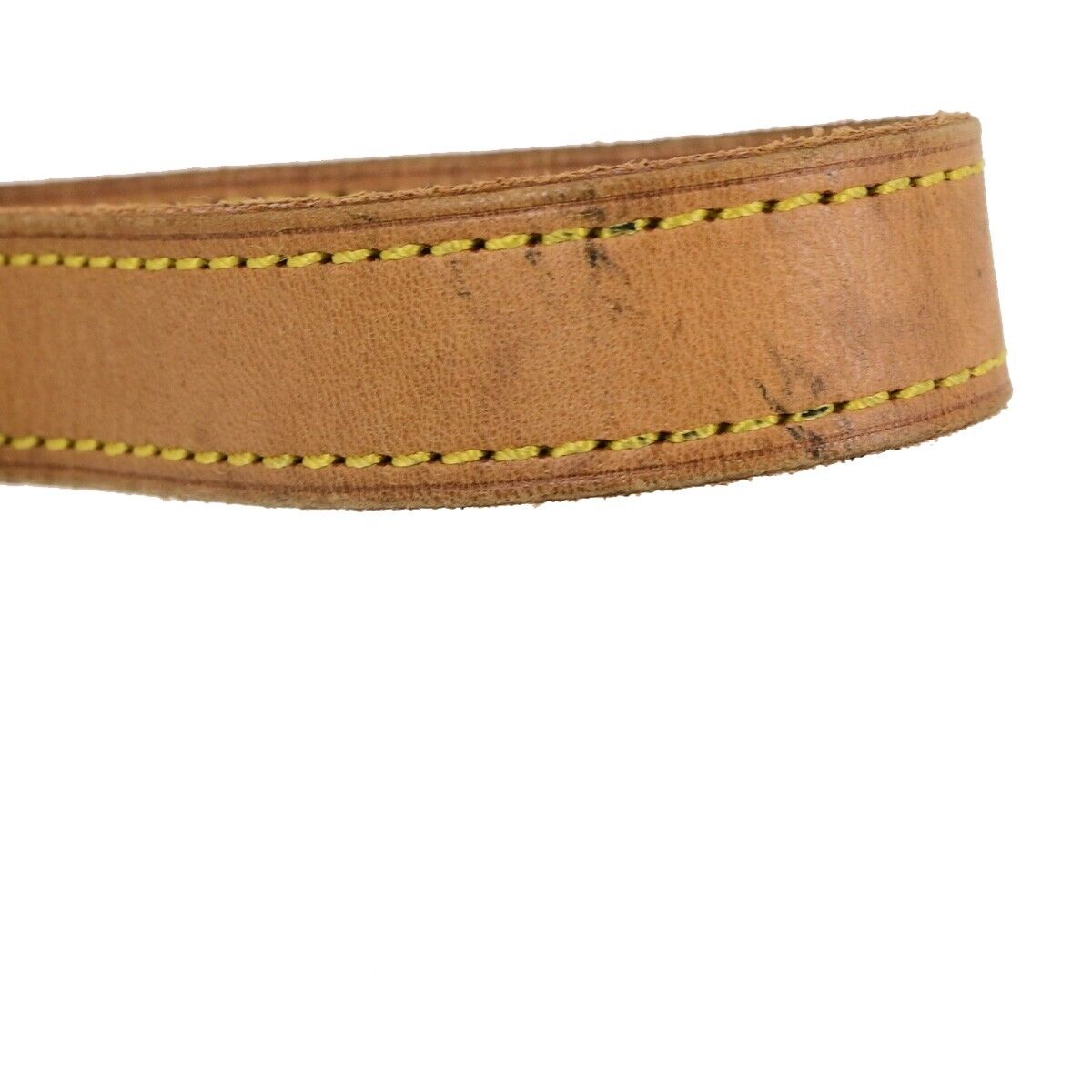 LOUIS VUITTON Adjustable Shoulder Strap Leather Brown GHW Bag Accessory 09YG713