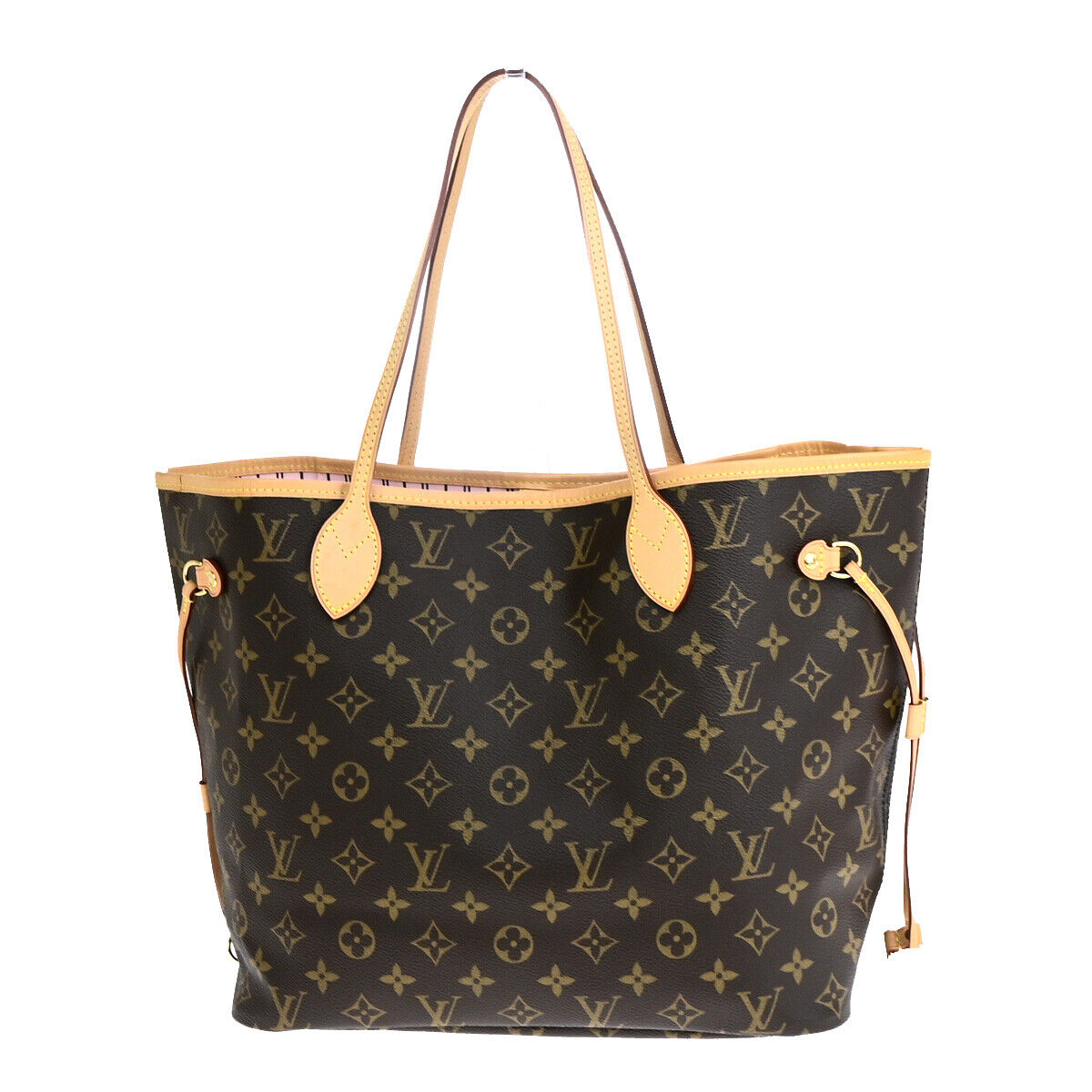 LOUIS VUITTON Neverfull MM Shoulder Tote Bag Monogram Leather M50366 691RK148