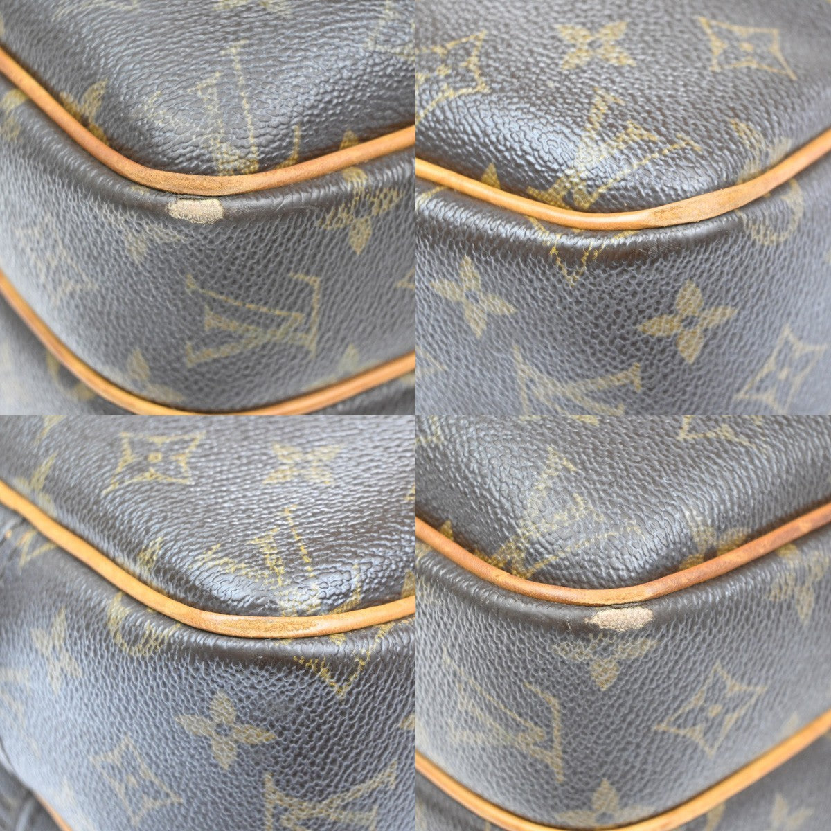 LOUIS VUITTON Reporter PM Crossbody Shoulder Bag Monogram Leather M45254 38SA041