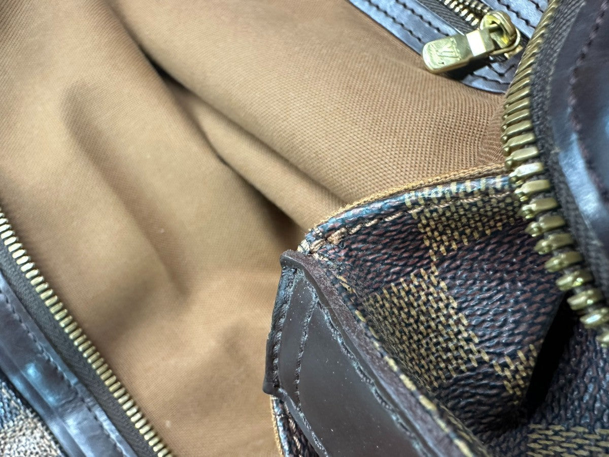 LOUIS VUITTON Chelsea Shoulder Tote Bag Damier Ebene Leather BN N51119 85CA791