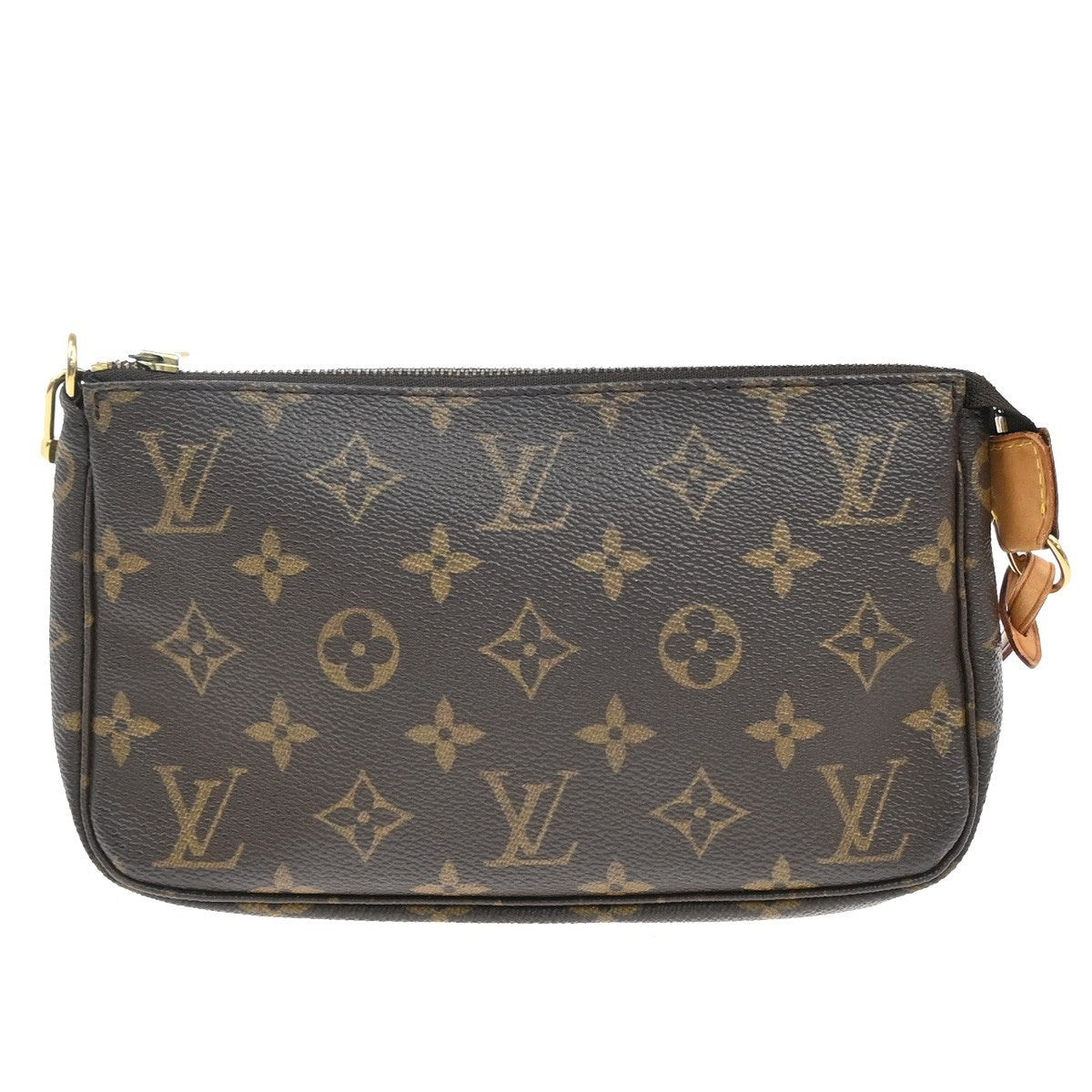 LOUIS VUITTON Pochette Accessoires Hand Bag Monogram Leather BN M51980 79EF864