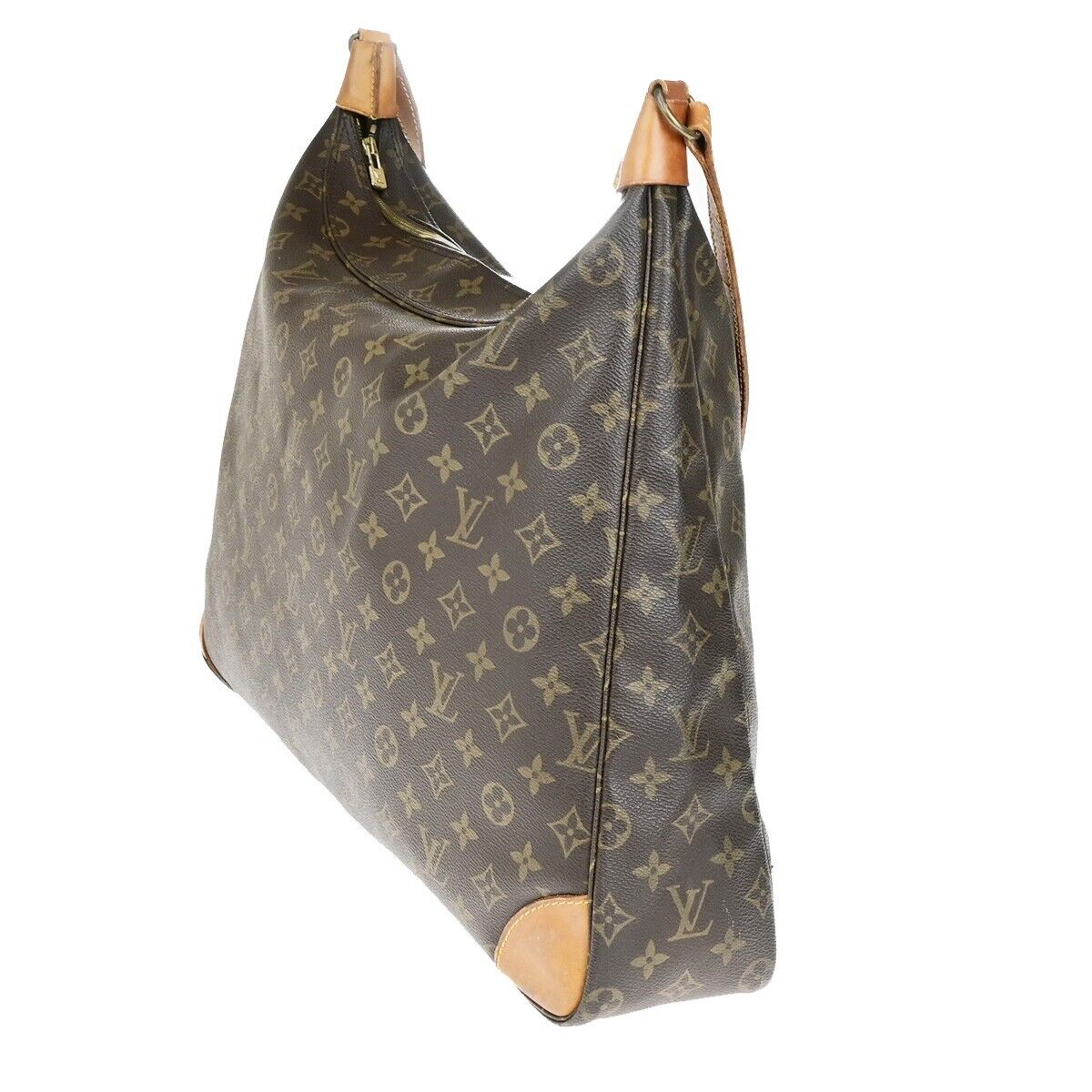 LOUIS VUITTON Boulogne 50 Shoulder Bag Monogram Leather Brown M51114 30EC894