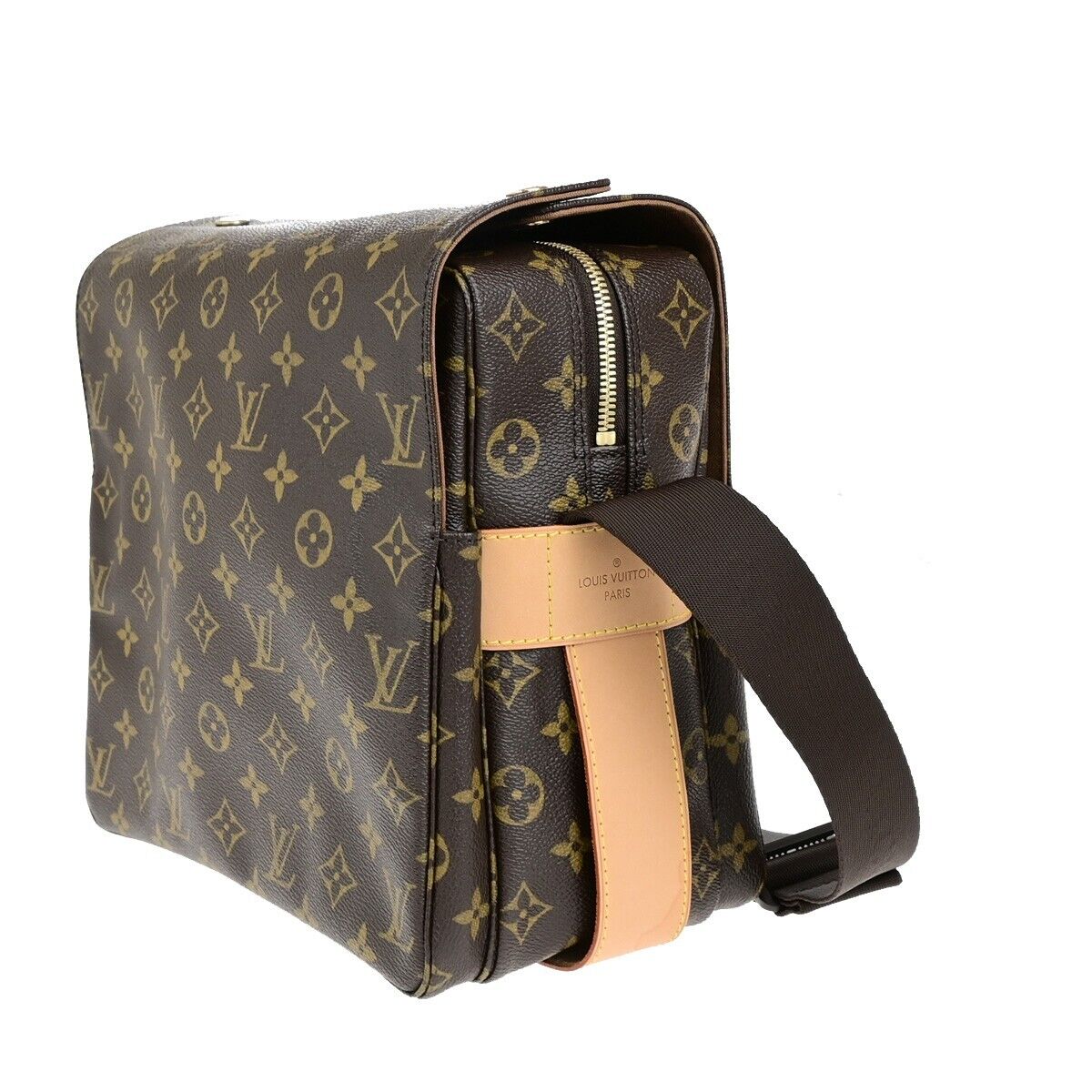 LOUIS VUITTON Naviglio Shoulder Bag Monogram Leather BN France M50205 683RK654
