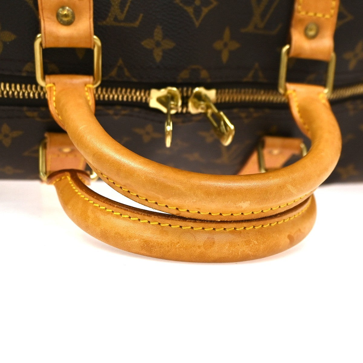 LOUIS VUITTON Keepall 50 Travel Hand Bag Monogram Leather Brown M41426 16YH913