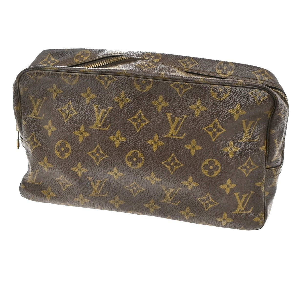 LOUIS VUITTON Trousse Toilette 28 Clutch Hand Bag Monogram Brown M47522 66MA051