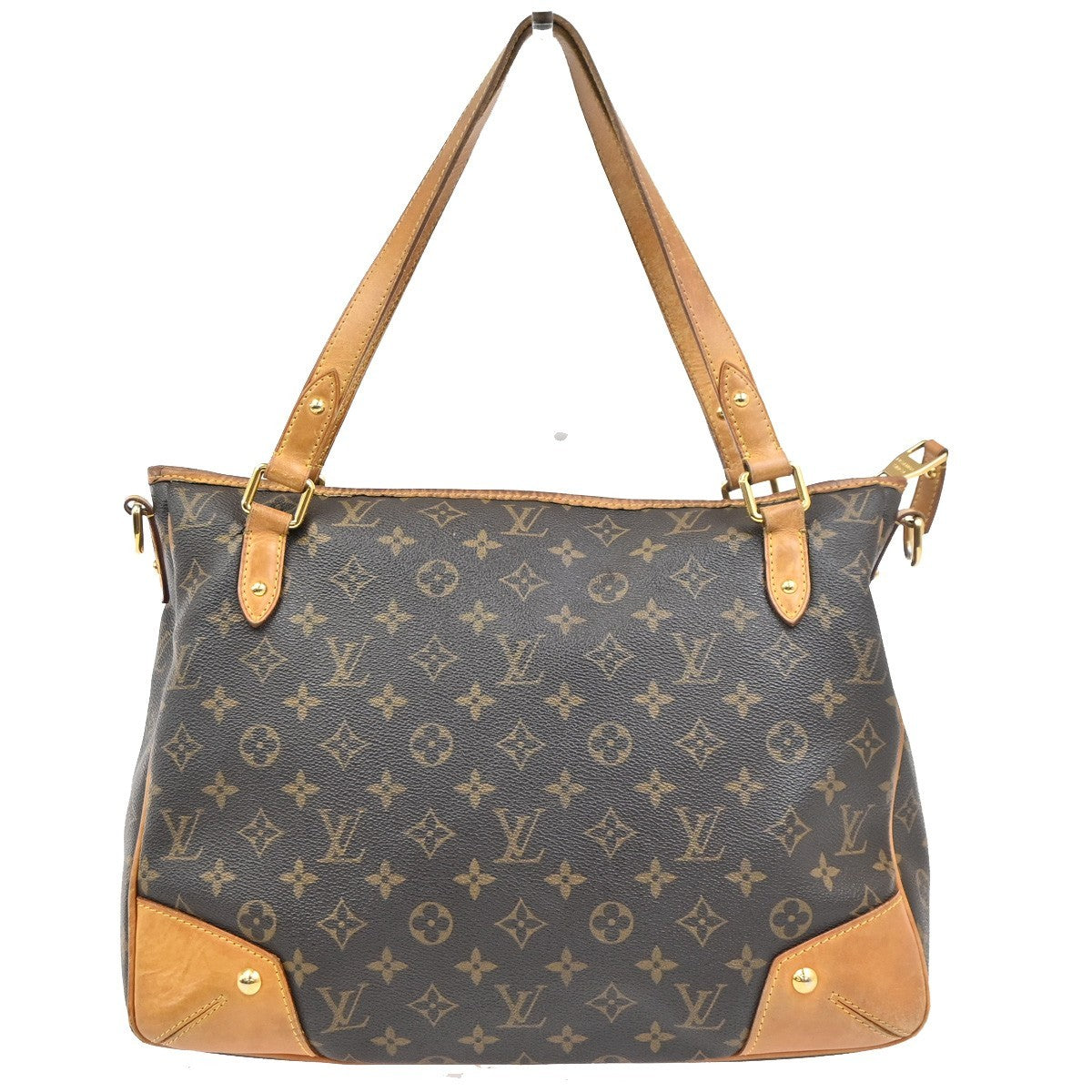 LOUIS VUITTON Estrela MM 2Way Shoulder Bag Monogram Leather Brown M41232 36TA718