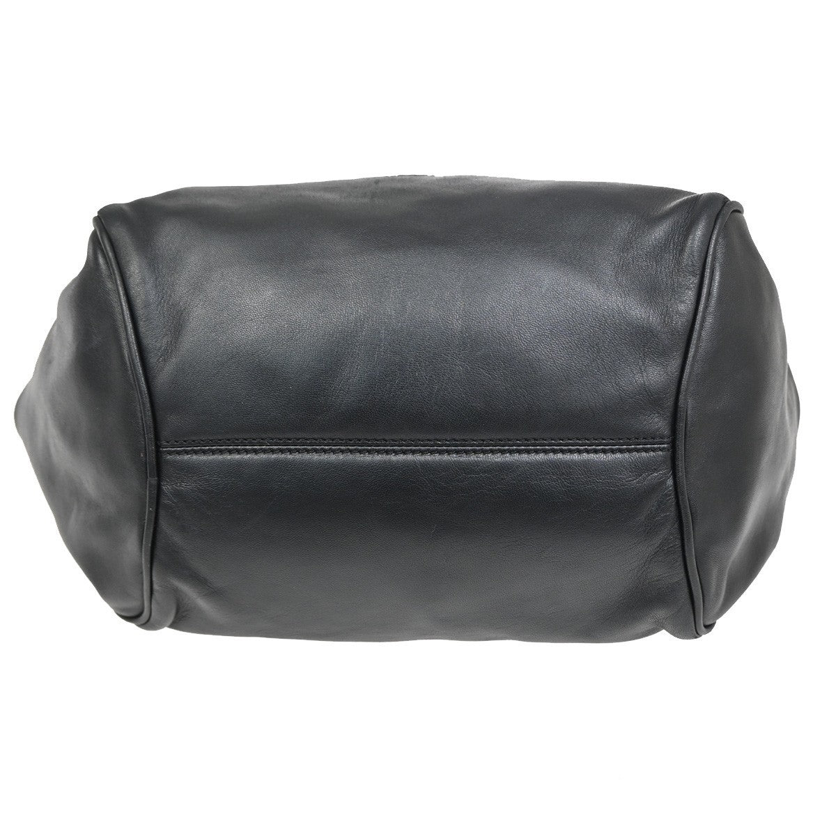 LOEWE ANAGRAM Logo Shoulder Hand Bag Nappa Leather Black GHW Spain 75RL779