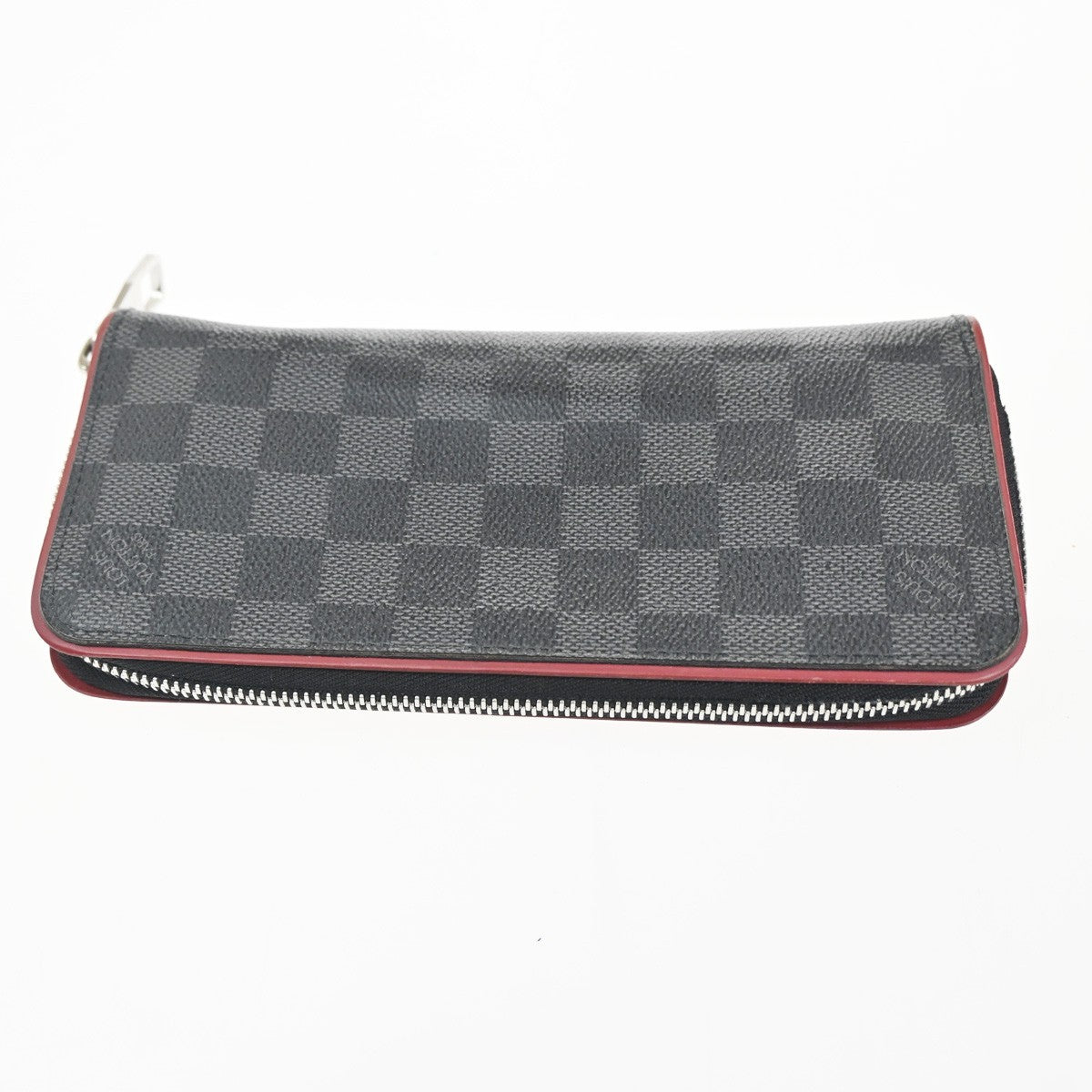 LOUIS VUITTON Zippy Wallet Vertical  Damier Graphite Gray N63304 31CA645