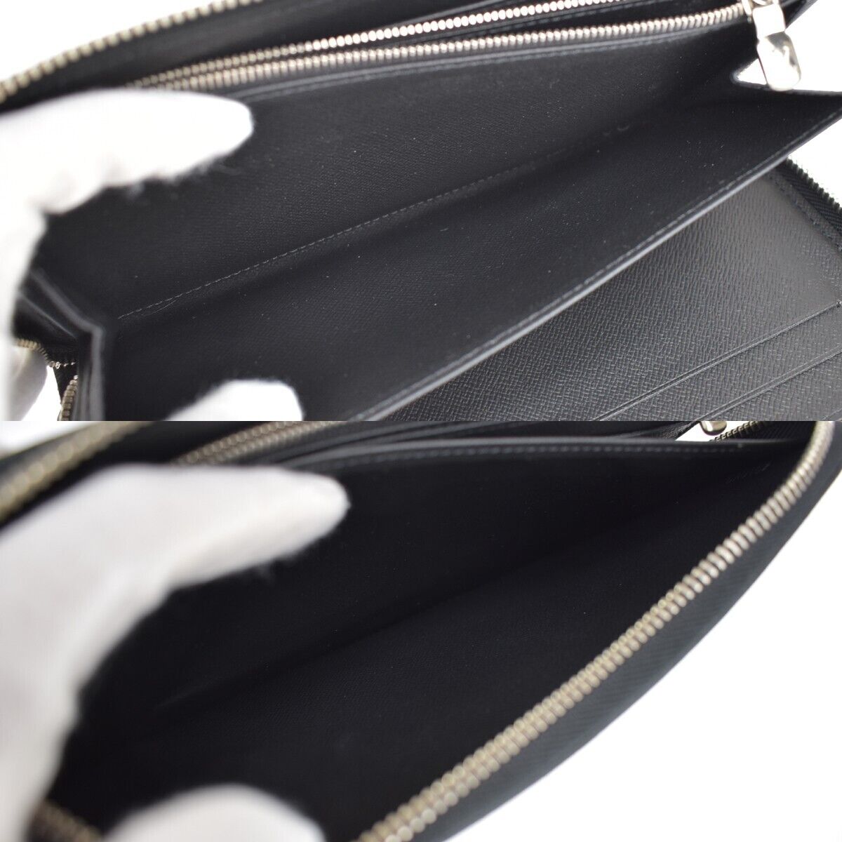 LOUIS VUITTON Zippy Organizer NM Long Bifold Wallet Taiga Leather M62643 85GA237