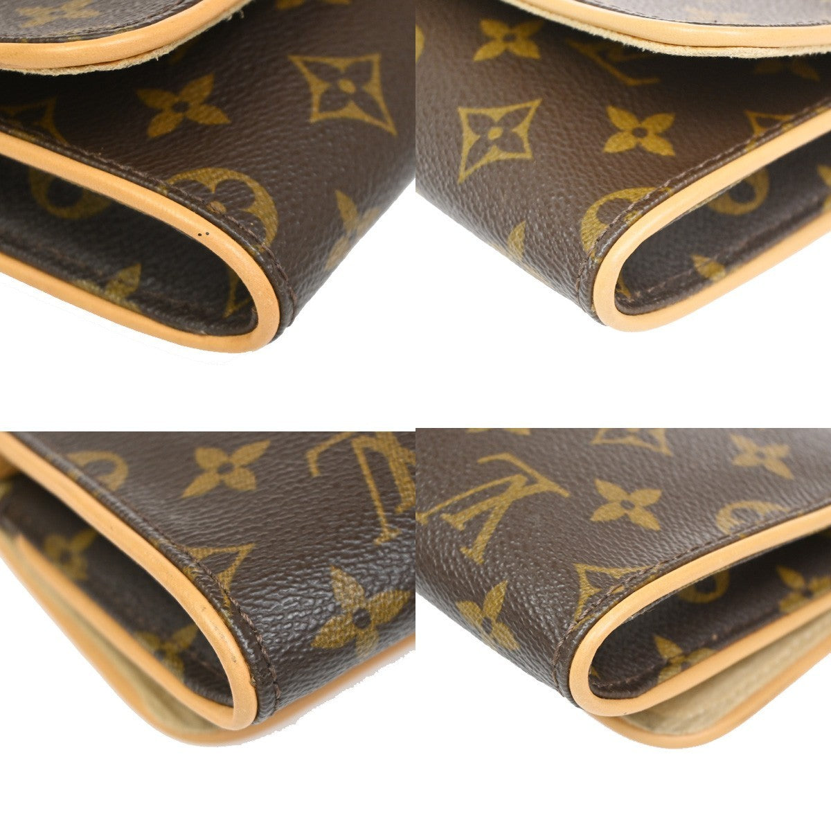 LOUIS VUITTON Pochette Twin GM 2Way Shoulder Bag Monogram Brown M51852 75CA611