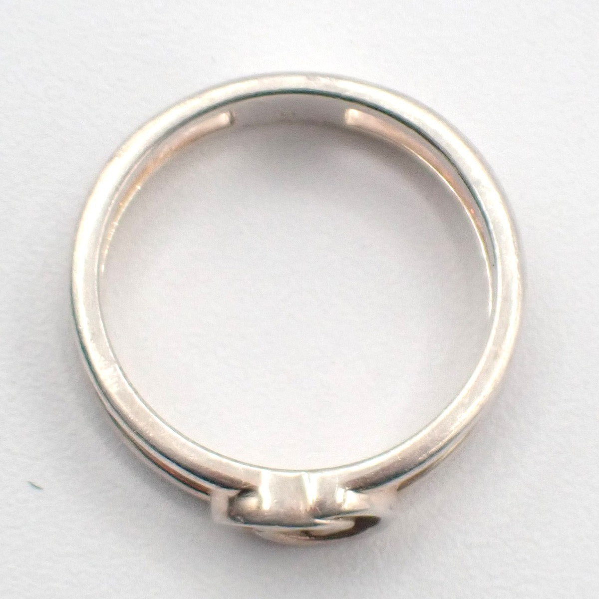 GUCCI Interlocking G Ring Silver 925 Size JP 11 US 6 Italy Accessory 07CA583