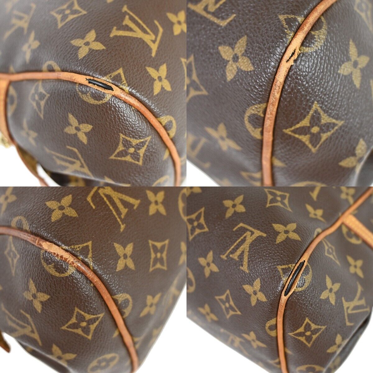 LOUIS VUITTON Montorgueil PM Shoulder Bag Monogram Leather Brown M95565 34YD106