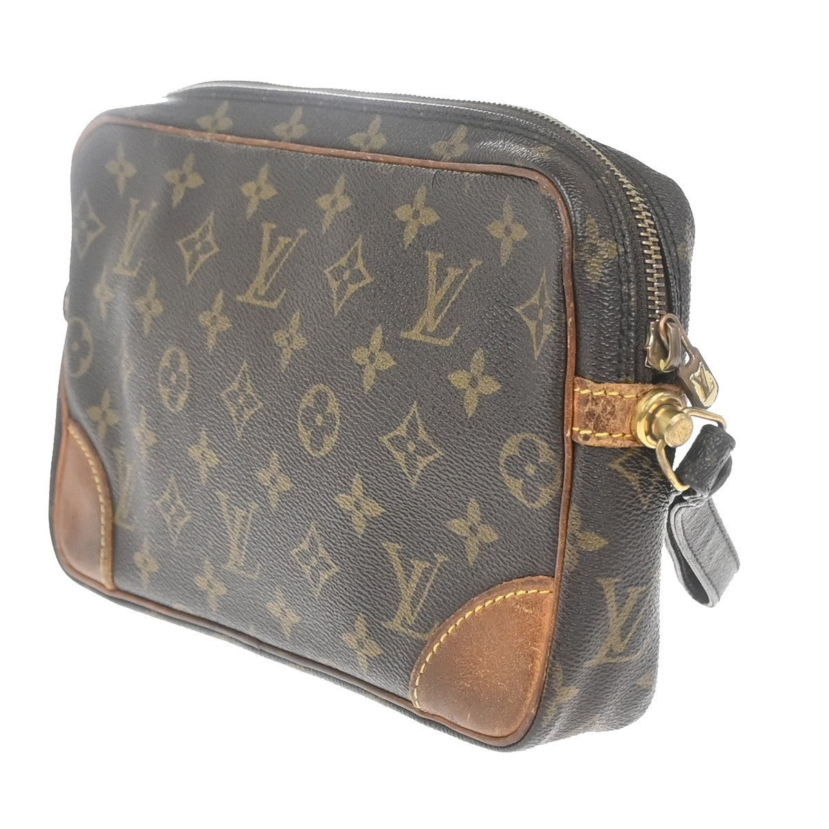 LOUIS VUITTON Marly Dragonne GM Clutch Hand Bag Monogram Brown M51825 67KP477