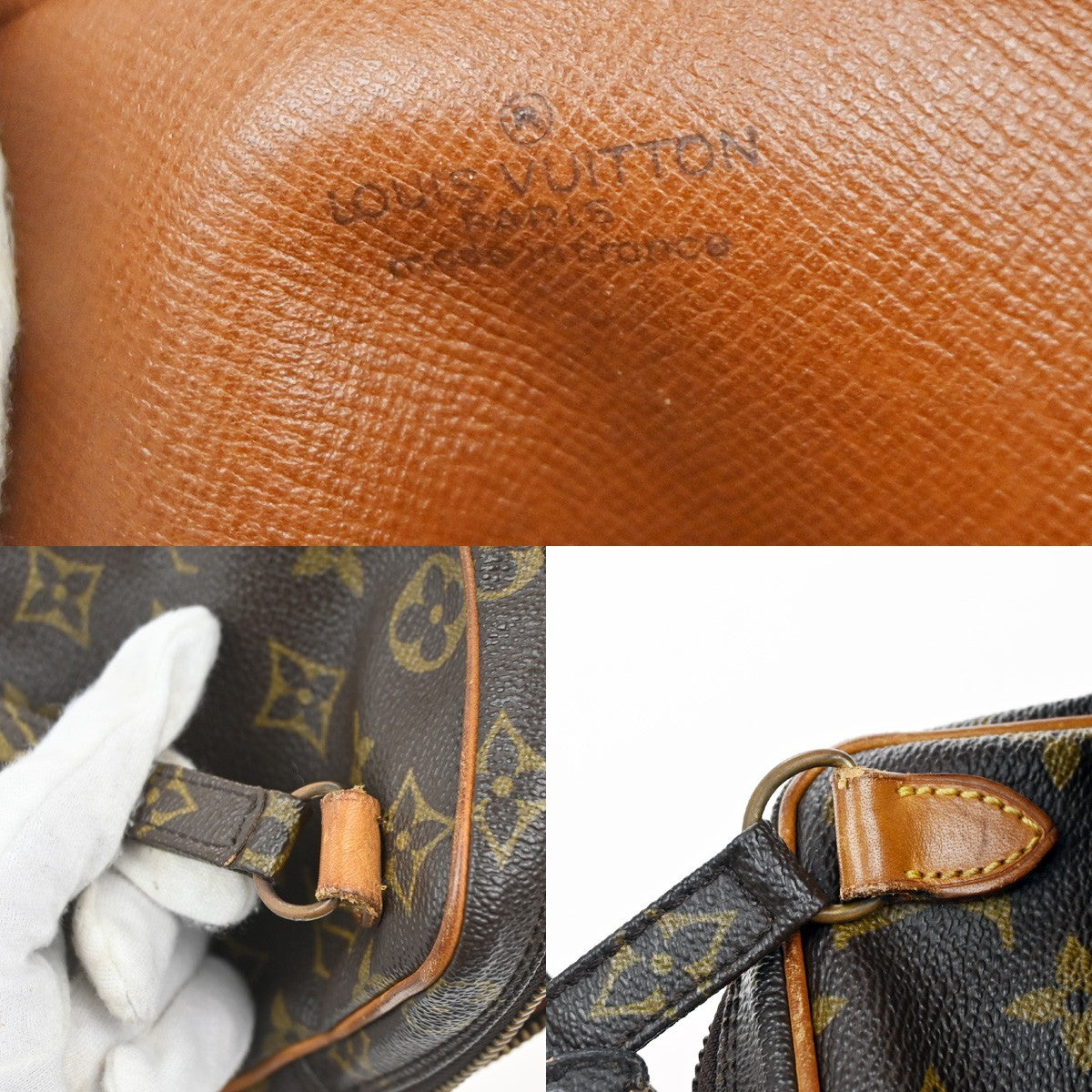 LOUIS VUITTON Mini Amazon Shoulder Bag Monogram Leather Brown M45238 32KC782