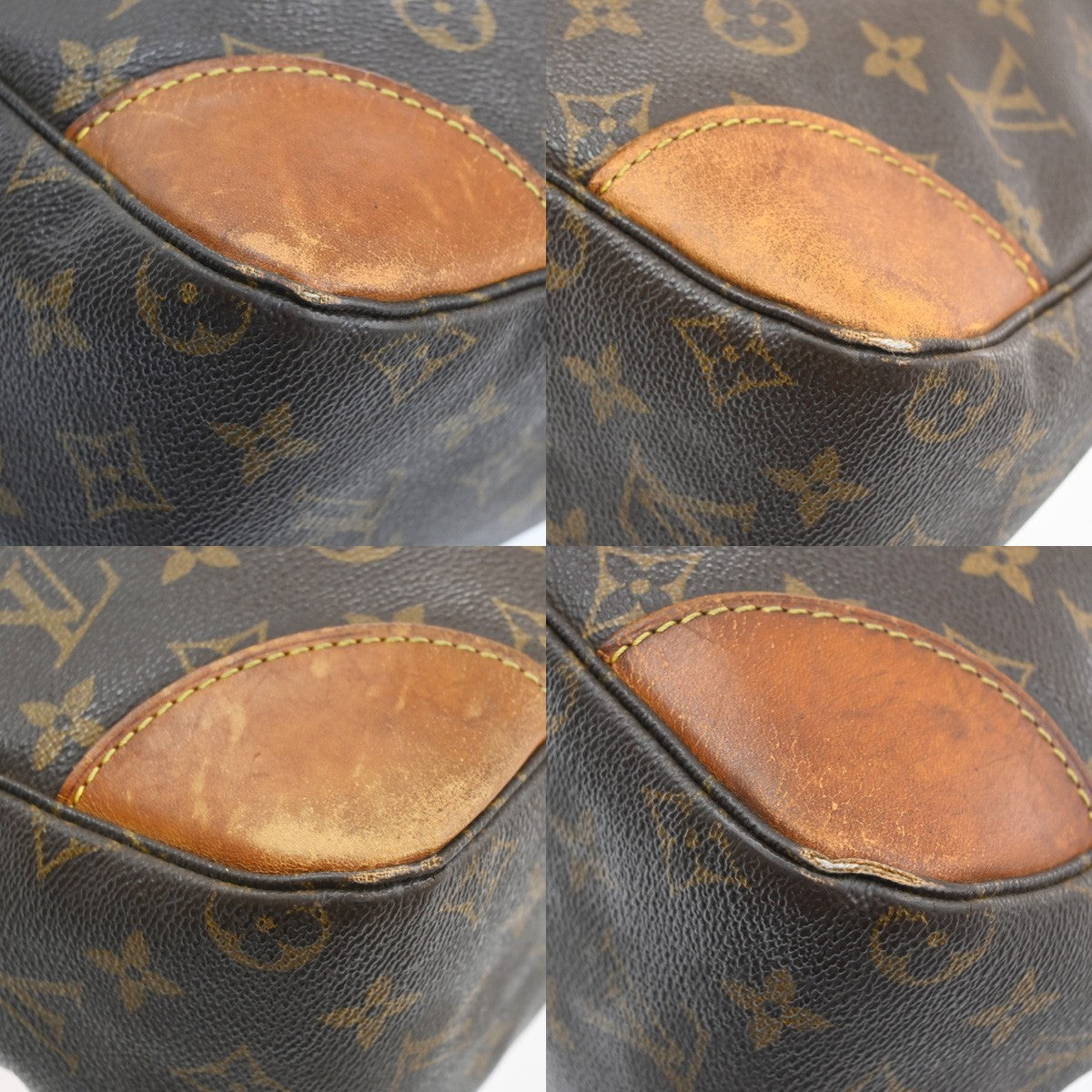 LOUIS VUITTON Boulogne 30 Shoulder Bag Monogram Leather Brown M51265 65KB669