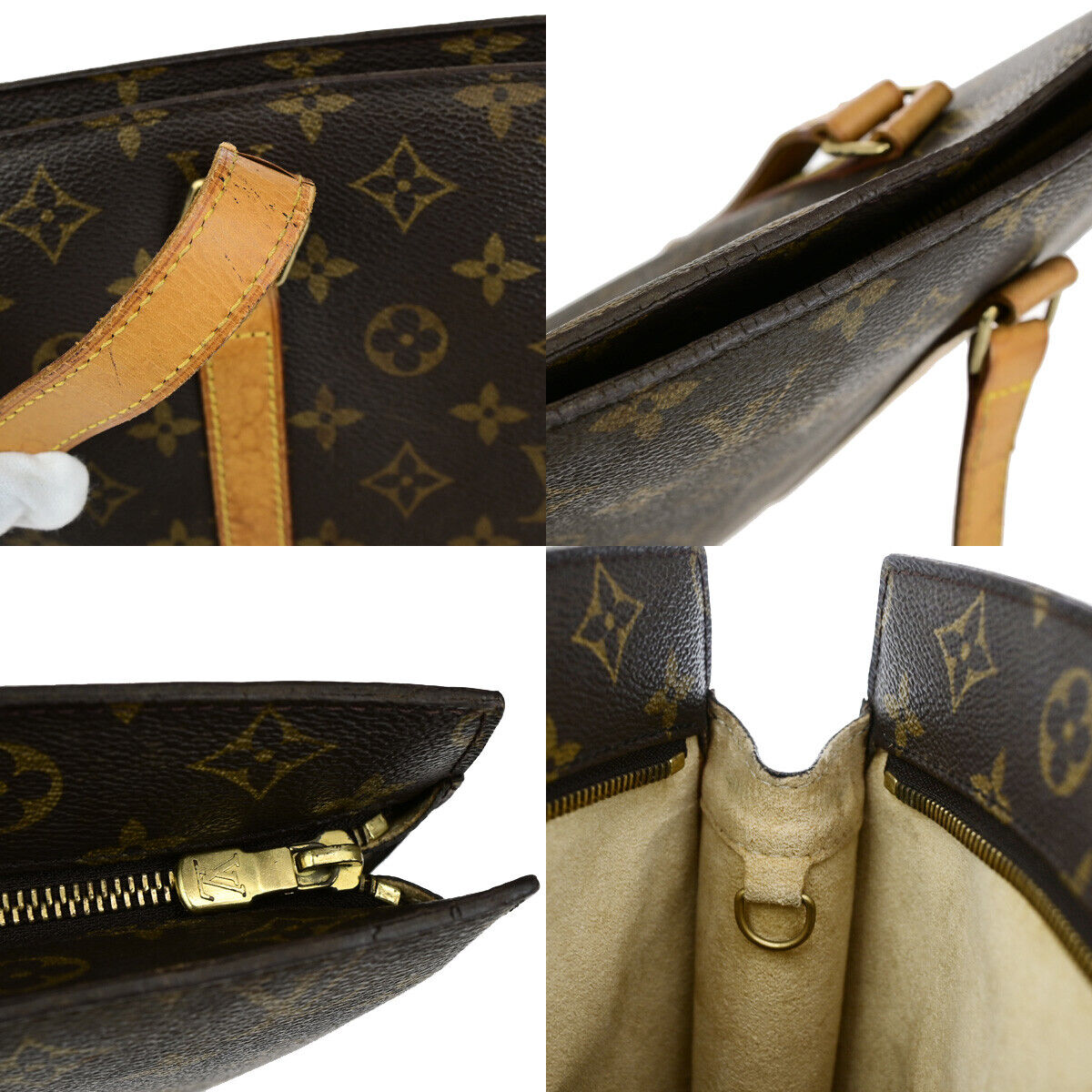 LOUIS VUITTON Babylone Shoulder Bag Monogram Leather Brown France M51102 83YG587