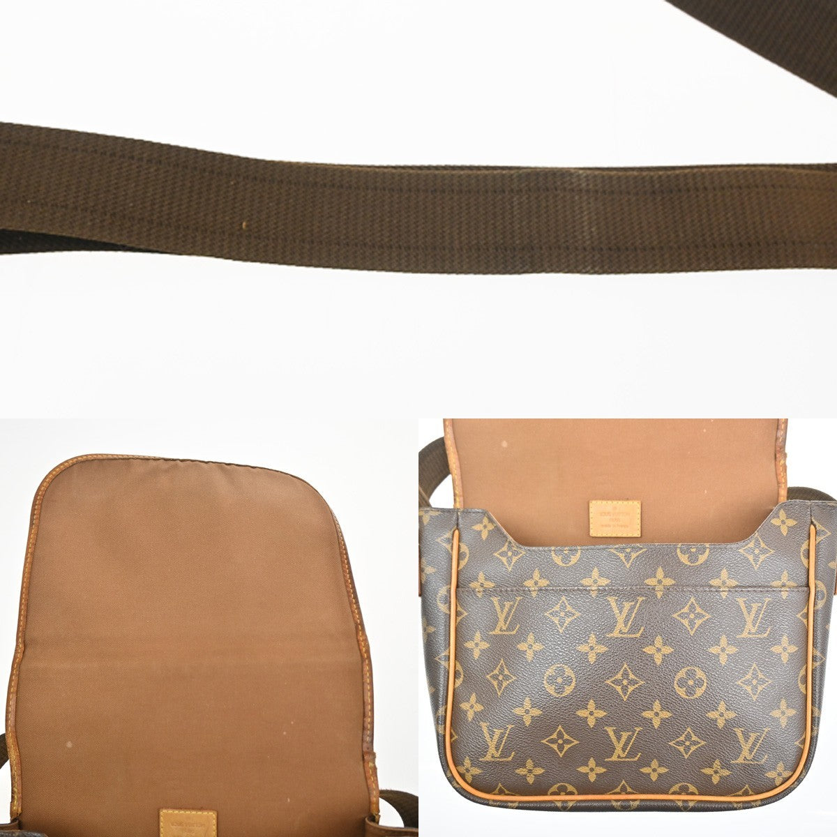 LOUIS VUITTON Messenger Bosphore PM Shoulder Bag Monogram Leather M40106 32MA381