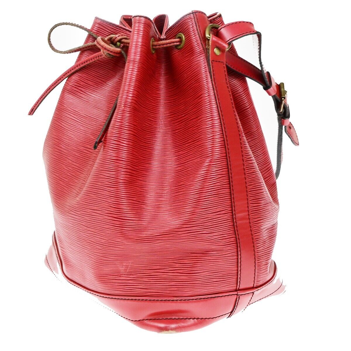LOUIS VUITTON Noe GM LV Drawstring Shoulder Bag Epi Leather Red M44007 30ED947