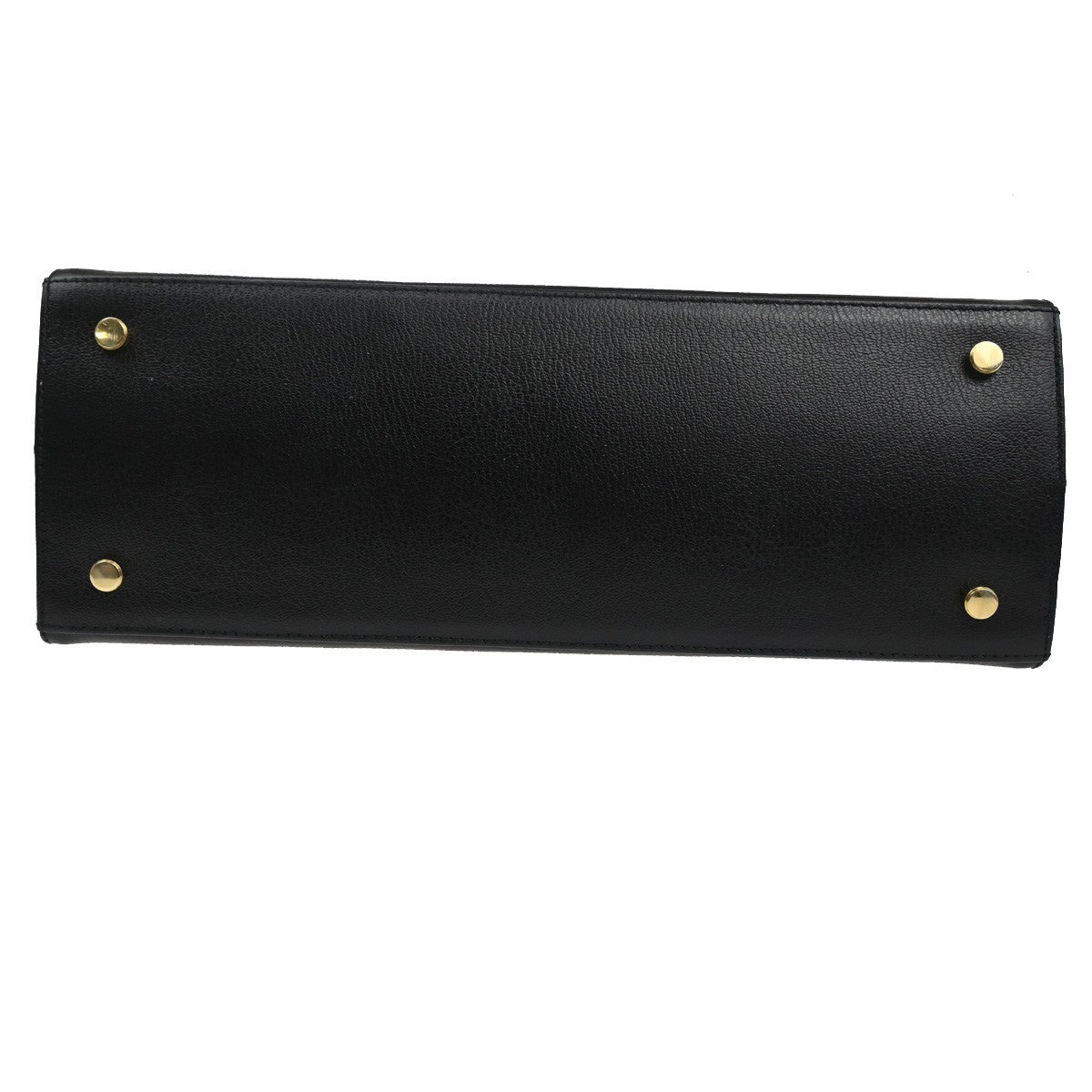 SALVATORE FERRAGAMO Gancini Shoulder Hand Bag Leather Black GHW 35CA312